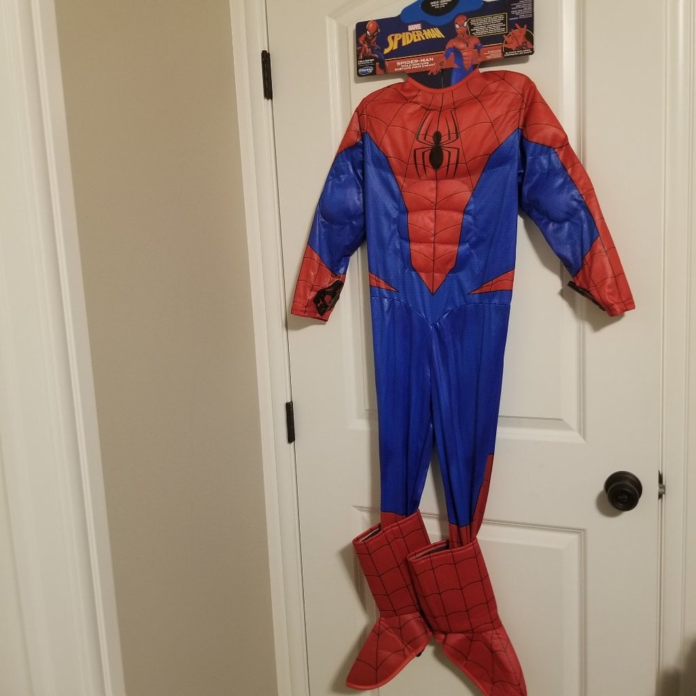 Marvel Spider-man Costume with gloves and mask
